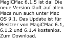 MagiCMac 6.1.5 ist da! Die