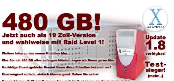 Die NetBerry - Und ploetzlich waren da 480GB!